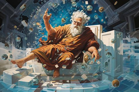 premium photo splashes  insight archimedes eureka moment