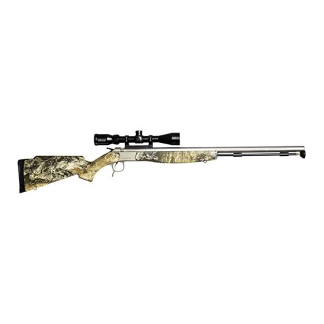 Cva Optima V2 Stainless Steel Muzzleloader Rifle 50 Cal Single Shot 26 Barrel Realtree Excape