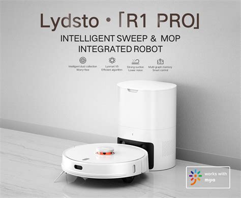 Lydsto R1 Pro - 3200Pa Robot Vacuum ＆ Mop Combo