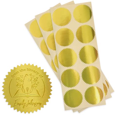 Gold Notary Seal