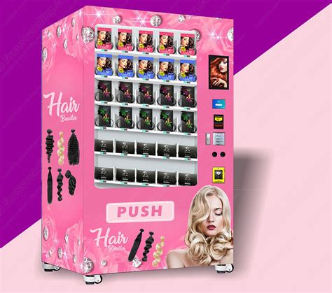 Beauty Vending Machines With Touch Screen Accept Customization For Hair