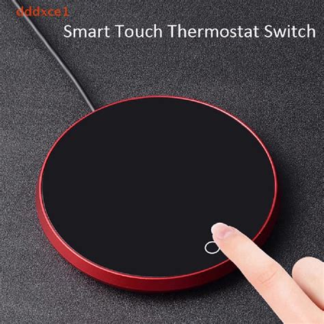 Dddxce1 Mini Portable USB Cup Warmer 3 Gear Coffee Mug Heag Coaster Smart Thermostatic Hot