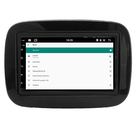 Central Multimídia Fiat Mobi Android 12 Tela de 7 Polegadas Gps Wifi