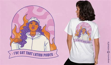 Baixar Vetor De Design De Camiseta De Mulher Feminista Latina