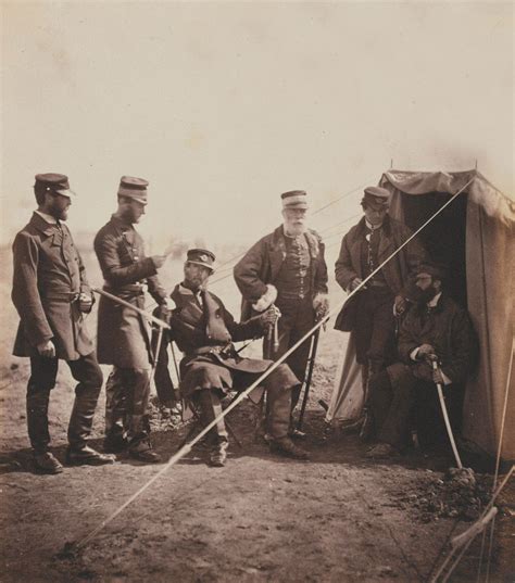 Brigadier General Mcpherson And Officers 4th Division Crimea 1855