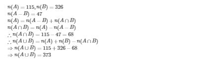 Write P A A A Lea And B Are Two Sets Such