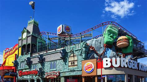 The Canadian Burger King With A Roller Coaster On Its Roof