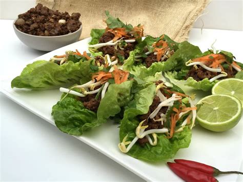 angus beef mince lettuce cups green meadows beef