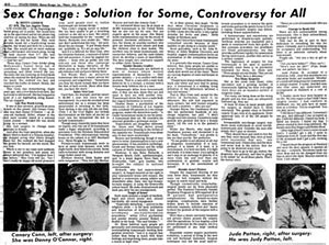 Sex Change Solution For Some Controversy For All Digital Commonwealth