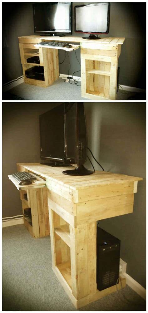 Pallet Pc Entertainment Desk Pallets