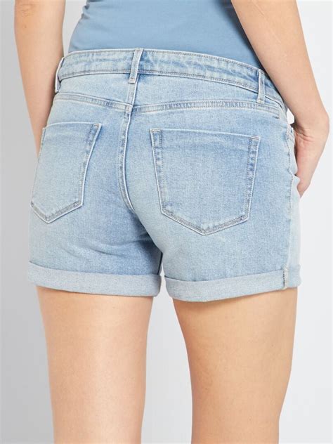 Short Grossesse En Denim Triple Stone Kiabi 19 00