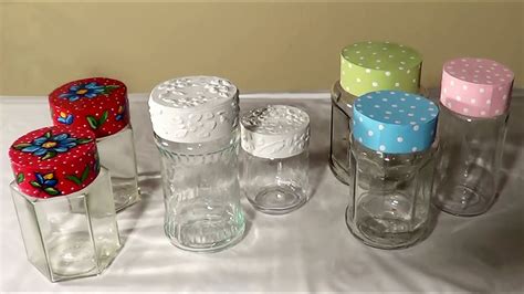 DIY - Tampa para potes de vidro - Cover for glass jars - Tapa para ...