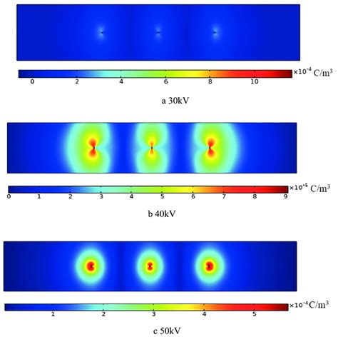 Cloud Map Of Space Charge Density Distribution Voltage Download