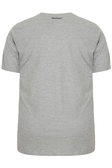 Slazenger Grey Short Sleeve T Shirt Size Lxl2xl3xl4xl5xl6xl