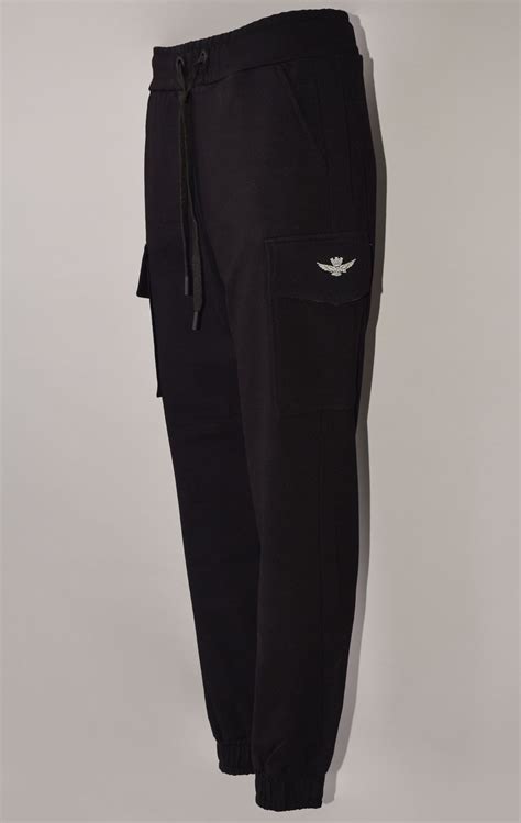 Женские брюки-карго спортивные AERONAUTICA MILITARE FW 22/23/IT nero ...