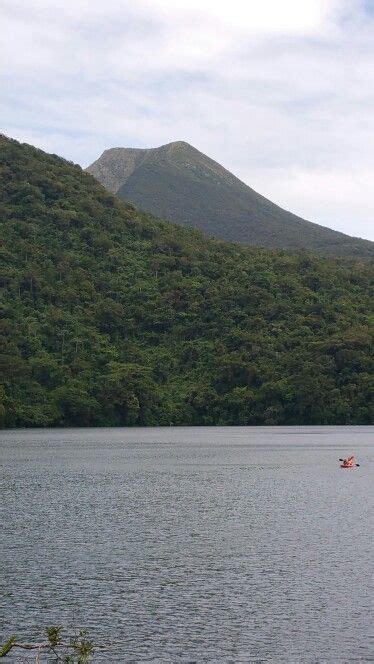 Bulusan Lake with Bulusan Volcano at the background | Natural landmarks ...