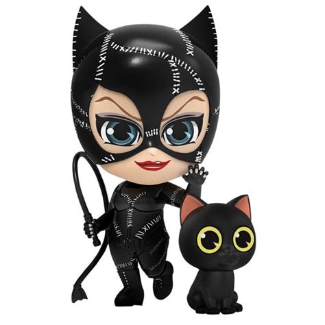 Hot Toys DC Comics Batman Returns Cosbaby Mini Figures Catwoman With Whip 12 Cm Merchandise