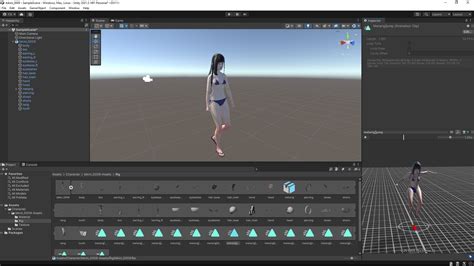 D Bikini UE Unity Blender Animated Realistic Female Character TurboSquid