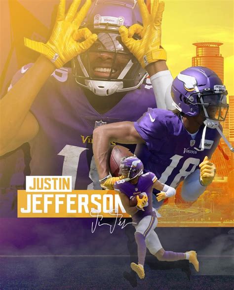 Justin Jefferson Wallpaper Wallpaper Sun