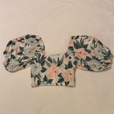Billabong Tops Billabong X Salty Blonde Puff Sleeve Top Poshmark