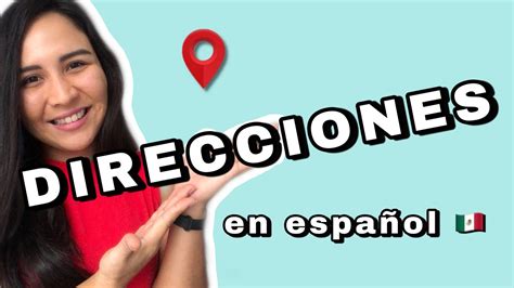 CÓMO PEDIR DIRECCIONES EN ESPAÑOL YouTube