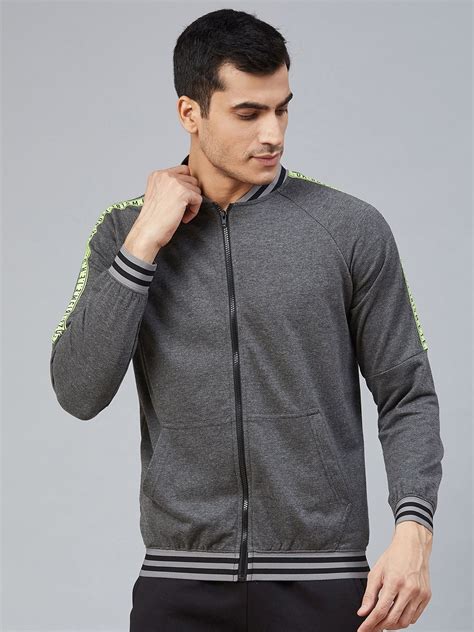 Hubberholme Men Charcoal Grey Solid Sweatshirt - Price History