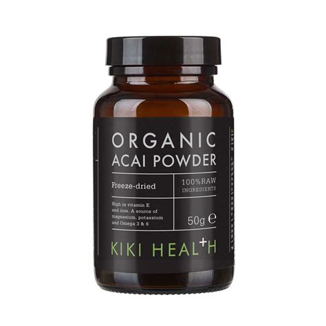 Kiki Health Organic Acai Powder Freeze Dried 50g Healthland Co