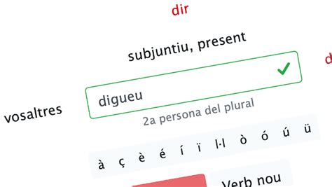 Practise Catalan Verb Conjugations Verbscat