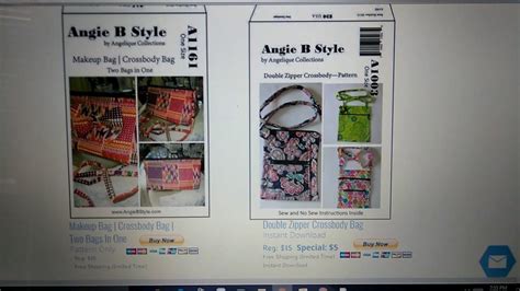 Double Zipper Crossbody Bag Pattern | semashow.com