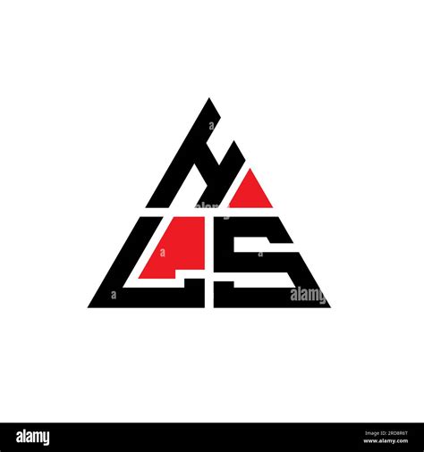 Hls Triangle Letter Logo Design With Triangle Shape Hls Triangle Logo Design Monogram Hls