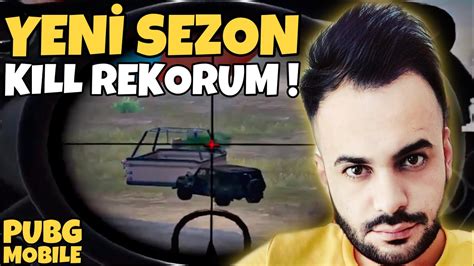 YENİ SEZON KILL REKORUM PUBG MOBILE GAMEPLAY YouTube