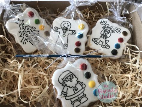 How A Pyo Paint Your Own Cookie Works Christmas Cookies How To Make Paint Cookie Stencils