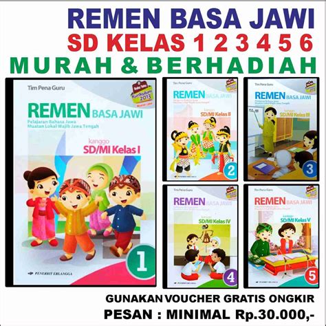 Jual Buku Remen Basa Jawi Sd Kelas Penerbit Erlangga Tim