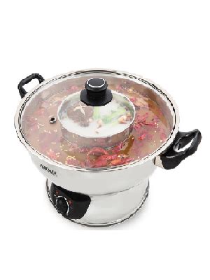 Aroma Housewares ASP 600 Stainless Steel Hot Pot Silver Amazon Ca Home