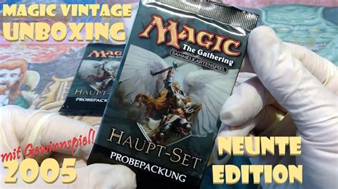 Magic Vintage Unboxing 159 VERLOSUNG NEUNTE EDITION 2005