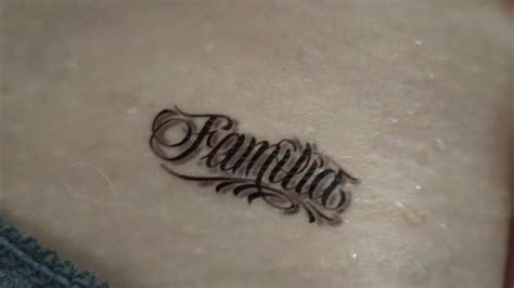 Temporary Tattoo Familia Nude Youtube Video Ytbare