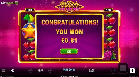 100 Lucky Sevens Slot Review 2024 Play Demo For Free