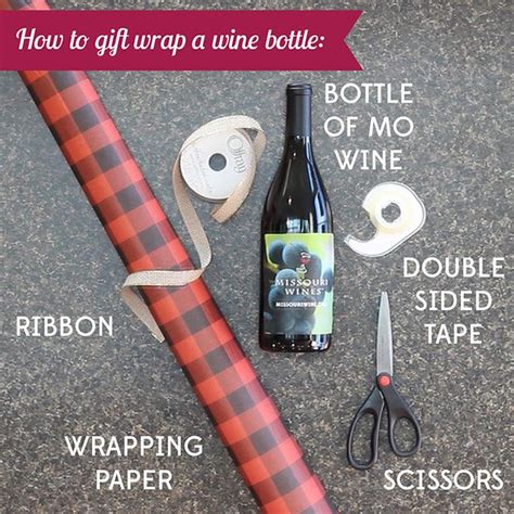 How To Gift Wrap Wine Bottles Three Ways Wine Bottles Gift Wrap