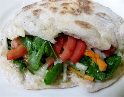 Homemade Pita Bread + Spinach Salad | Tasty Kitchen: A Happy Recipe ...