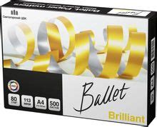 Бумага BALLET Brilliant A+, A4, для лазерной печати, 500л, 80г/м2 ...