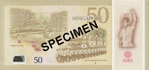 Singapore S 50 Dollar Note