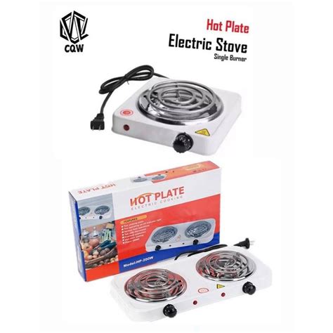 Cqw Electric Cooking Hot Plate Stove Single And Double Stove Shopee Philippines