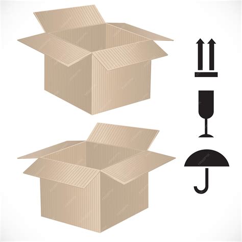 premium vector package box  sign