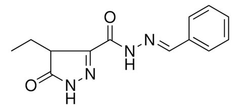 4 ETHYL 5 OXO 4 5 DIHYDRO 1H PYRAZOLE 3 CARBOXYLIC ACID BENZYLIDENE