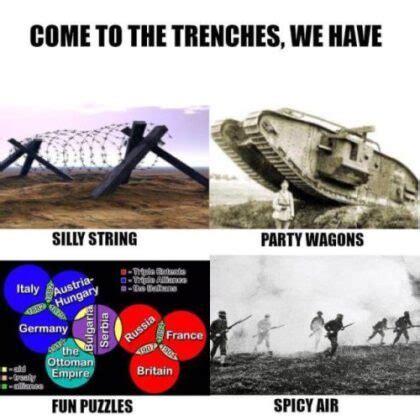 50 WWI memes that are both funny and educational - historyforce.com