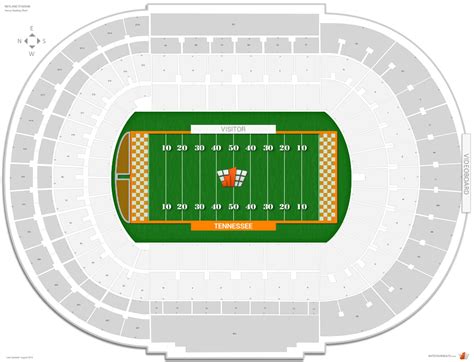 Neyland Stadium Tennessee Seating Guide