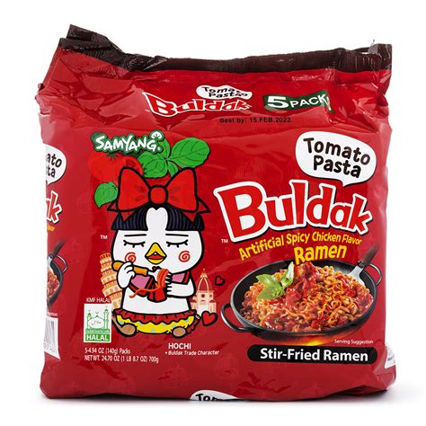 Get Samyang Buldak Ramen Tomato Pasta Hot Chicken Flavor Pk Delivered Weee Asian Market