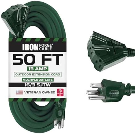 Amazon Iron Forge Cable Oil Resistant Heavy Duty Extension