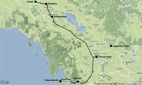 Map Of Cambodian Railway Network Florian Grupp Flickr