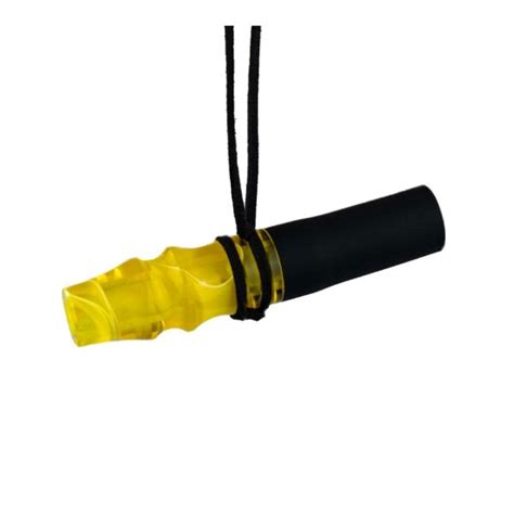 Moze Personal Hookah Mouth Tip Wavy Line Yellow With Lanyard